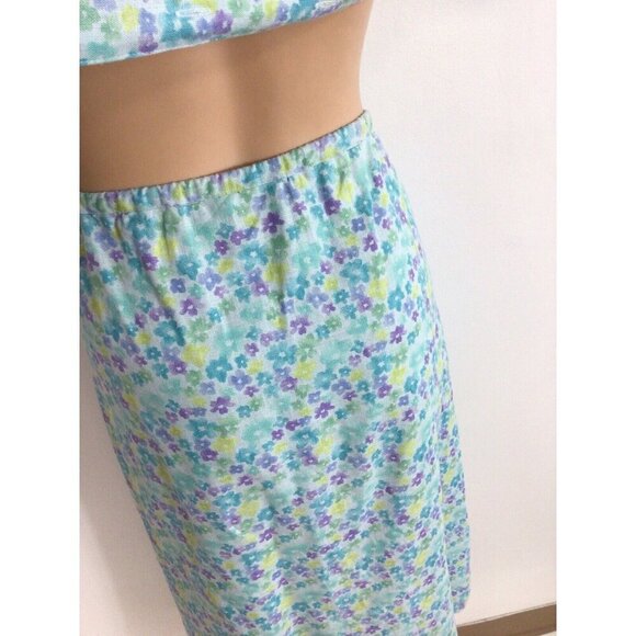Northern Isles Linen Floral Skirt Set Womens Medium - Picture 3 of 6